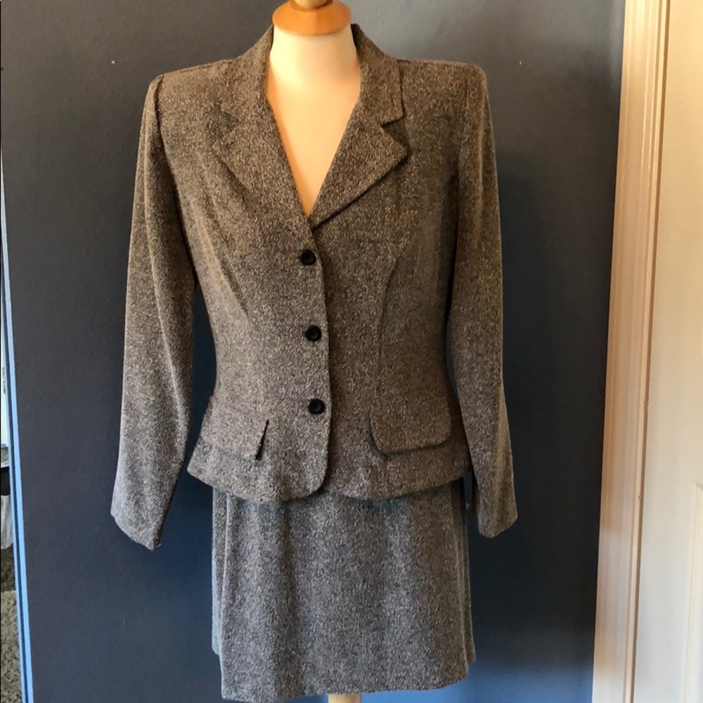 All That Jazz Grey 2 Piece Suit - Jacket & Skirt
